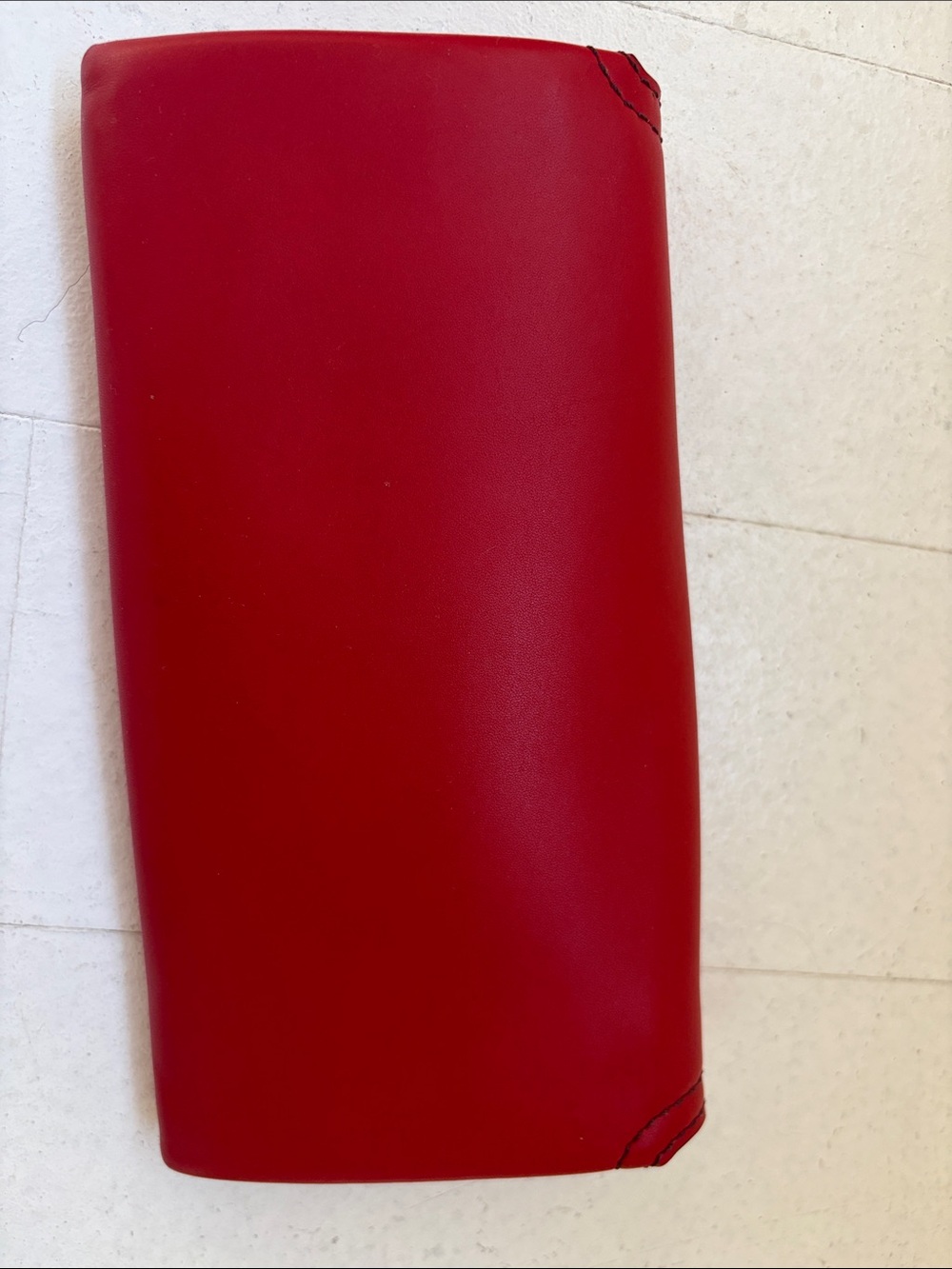 Shinola Red Leather Fold Wallet - Picture 5 of 7